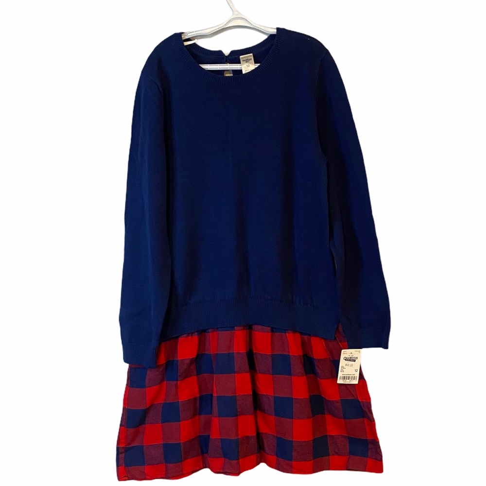 Osh Kosh B’Gosh little girls sweater dress 12